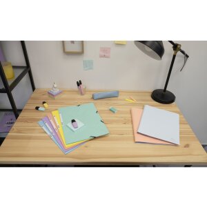 Exacompta Chemise à élastique Colorspan série Aquarel A4 couleurs assorties