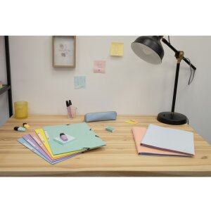 Exacompta Chemise à élastique Colorspan série Aquarel A4 couleurs assorties