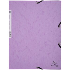 Exacompta Chemise à élastique Colorspan série Aquarel A4 couleurs assorties