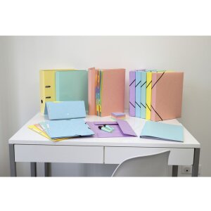 Exacompta Chemise à élastique Colorspan série Aquarel A4 couleurs assorties
