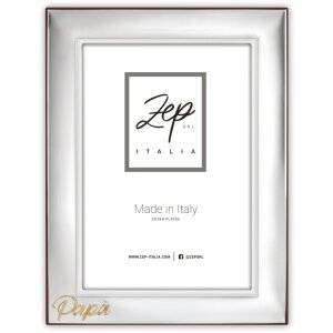 Cadre photo Giorgio 10x15 cm argent brillant