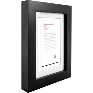 Ceanothe Cadre Oslo avec passe-partout 30x40 cm noir