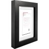 Ceanothe Cadre Oslo avec passe-partout 30x40 cm noir