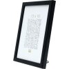 Cadre en bois Deknudt S41JL2 noir 6x9 cm
