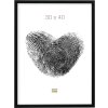 Cadre en bois Deknudt S41JL2 noir 6x9 cm