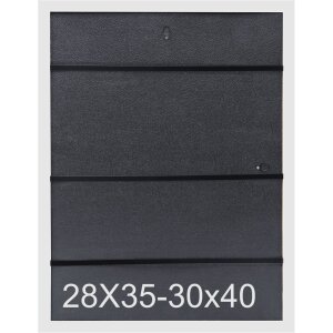 Cadre en bois Deknudt S43AK1 blanc 21x29,7 cm Cadre pour documents A4