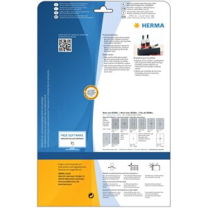 Étiquettes de bouteilles HERMA A4, 90 x 120 mm papier brillant blanc adhésif permanent