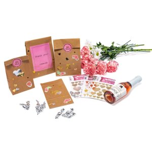 Autocollants HERMA Cœur argent