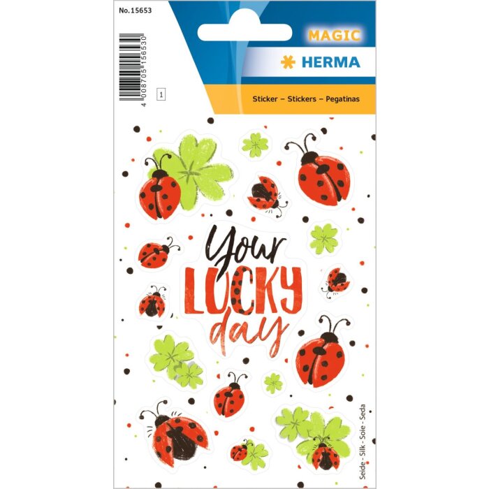 HERMA Sticker your lucky Day - soie brillante