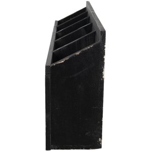 Clayre & Eef 5H0518 Étagère murale 60x13x28 cm noir Armoire de rangement