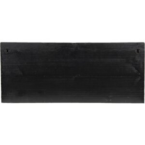 Clayre & Eef 5H0518 Étagère murale 60x13x28 cm noir Armoire de rangement