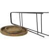 Clayre & Eef 5Y0913 Étagère 2 étages brun Ø 46x75 cm