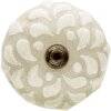 Clayre & Eef 64877 Bouton de porte, set de 4, beige Ø 4x3 cm