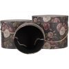 Clayre & Eef 65011 Boîte à chapeau, jeu de 3, noir Ø 23x20 cm