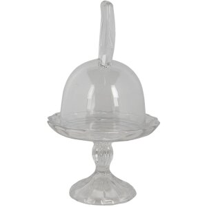 Clayre & Eef 6GL3377 Cloche en verre Transparent...