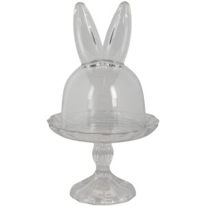 Clayre & Eef 6GL3377 Cloche en verre Transparent Ø 14x23 cm