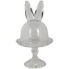 Clayre & Eef 6GL3377 Cloche en verre Transparent Ø 14x23 cm