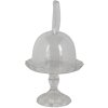 Clayre & Eef 6GL3377 Cloche en verre Transparent Ø 14x23 cm