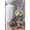 Clayre & Eef 6GL3377 Cloche en verre Transparent Ø 14x23 cm