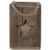 Clayre & Eef 6H2086 Photophore brun 19x19x28 cm