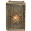 Clayre & Eef 6H2086 Photophore brun 19x19x28 cm