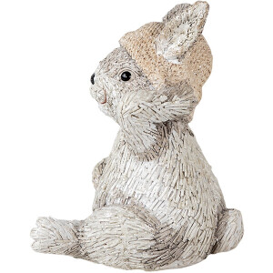 Clayre & Eef 6PR3493 Décor Lapin gris 11x9x13 cm