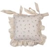 Clayre & Eef CAR25 Housse de coussin Coussin dassise Beige 40x40 cm