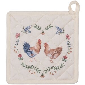 Clayre & Eef CAR45 Manique beige 20x20 cm
