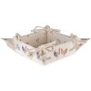 Clayre & Eef CAR47 corbeille à pain beige 35x35x8 cm