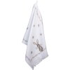 Clayre & Eef CTREB1 Serviette dinvité Blanc 40x66 cm