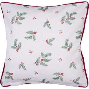 Clayre & Eef HCH21 Housse de coussin blanc, rouge...