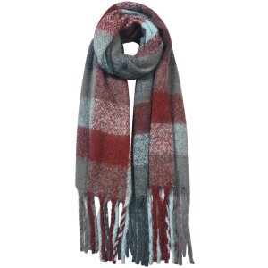 Clayre & Eef JZSC0478G Foulard dhiver Femme Gris...