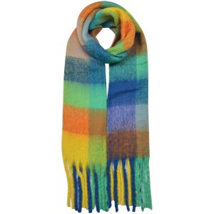 Clayre & Eef JZSC0615BL Foulard dhiver Femme Bleu...