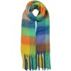 Clayre & Eef JZSC0615BL Foulard dhiver Femme Bleu 35x210 cm
