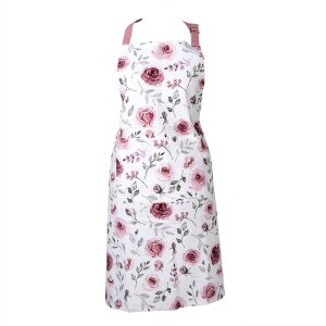 Clayre & Eef RUR41 Tablier de cuisine rose 70x85 cm