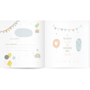 Goldbuch Album pour bébé Hourra - Tu es là ! 30x31 cm 60 pages blanches