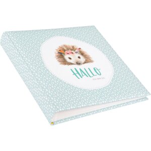 Goldbuch album bébé petit miracle hérisson 25x25 cm 60 pages blanches