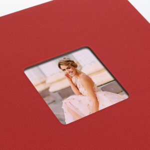 Album spirale ZEP Misty rouge 21x16 cm 50 pages noires