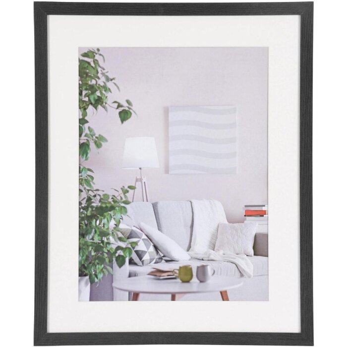 Henzo Cadre photo Moderne 40x50 cm noir