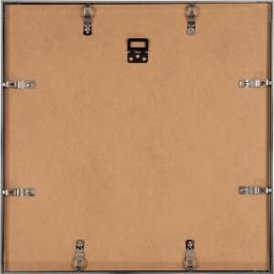Henzo cadre aluminium Manhattan gris 40x40 cm avec passe-partout 30x30 cm