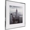Henzo cadre aluminium Manhattan gris 40x40 cm avec passe-partout 30x30 cm
