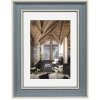 Hama cadre plastique Rustic gris-bleu 13x18 cm avec passe-partout 10x15 cm