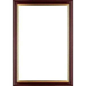Walther cadre en bois Murcia rouge verre antireflet 20x30 cm