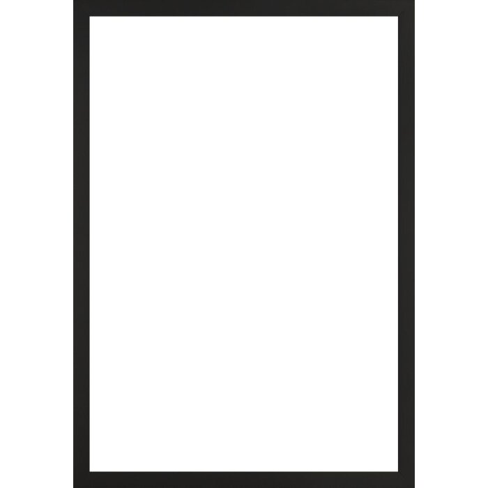 Walther cadre en bois Sevilla noir 60x60 cm verre antireflet