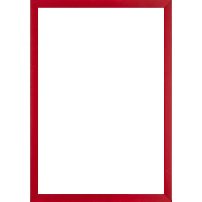 Cadre en bois Walther Valencia verre antireflet rouge 30x30 cm