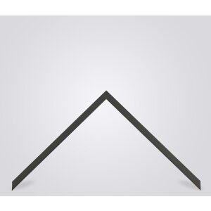 Cadre en bois Walther Valencia verre antireflet anthracite 60x90 cm