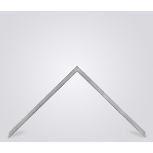 Walther cadre en bois Valencia verre antireflet argenté 27x48 cm