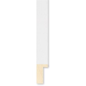 Walther cadre en bois Alicante blanc verre antireflet 50x70 cm