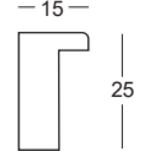 Walther cadre en bois Alicante noir verre antireflet 20x25 cm