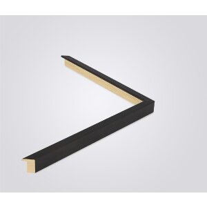 Walther cadre en bois Alicante brun foncé verre antireflet 30,5x91,5 cm